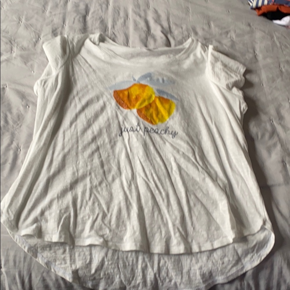 Just peachy t shirt